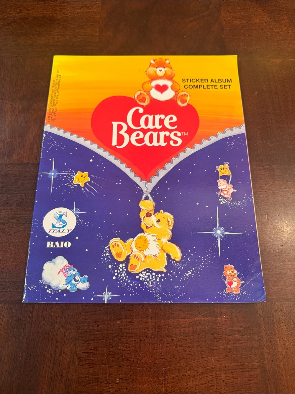 Care Bears Baio Empty Sticker Album New Unused